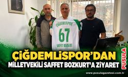 Çiğdemlispor’dan Milletvekili Saffet Bozkurt’a ziyaret