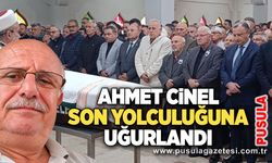 Ahmet Cinel son yolculuğuna uğurlandı