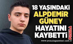 18 yaşındaki Alpdemir Güney hayatını kaybetti