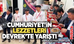 Cumhuriyet'in lezzetleri Devrek’te yarıştı