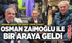 Berhan Şimşek’ten dikkat çeken ziyaret: Osman Zaimoğlu ile bir araya geldi