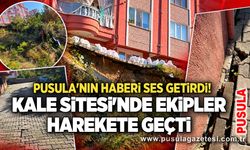 Pusula'nın haberi ses getirdi! Kale Sitesi'nde ekipler harekete geçti