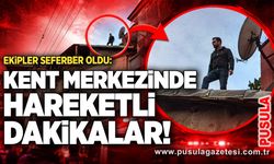 Ekipler seferber oldu: Kent merkezinde hareketli dakikalar!