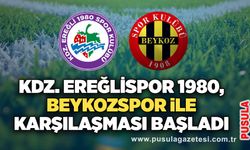 Kdz. Ereğlispor-Beykozspor maçı başladı! İşte ilk 11’ler