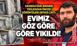 Kadırga'daki binanın yıkılmadan önceki görüntüleri ortaya çıktı: “Bizim evimiz göz göre göre yıkıldı!”