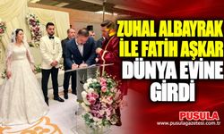 Zuhal Albayrak ile Fatih Aşkar dünya evine girdi
