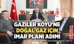 Gaziler Köyü’ne doğal gaz için imar planı adımı