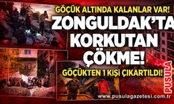 Zonguldak’ta korkutan çökme! Göçük altında kalanlar var!