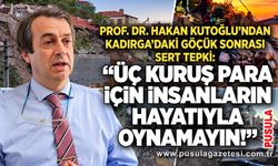 Prof. Dr. Hakan Kutoğlu’ndan Kadırga’daki göçük sonrası sert tepki: “Üç kuruş para için insanların hayatıyla oynamayın!”