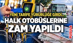 Yeni tarife yürürlüğe girdi... Halk otobüslerine zam yapıldı