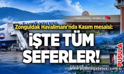 Zonguldak Havalimanı’nda Kasım mesaisi: İşte tüm seferler!