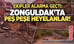 Zonguldak'ta peş peşe heyelanlar! Ekipler alarma geçti