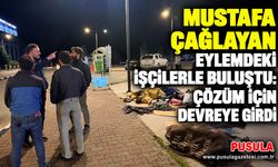 Mustafa Çağlayan eylemdeki işçilerle buluştu: Çözüm için devreye girdi
