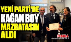 Yeni Parti’de Kağan Boy mazbatasını aldı