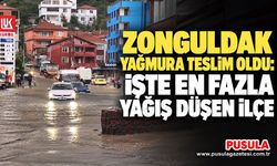 Zonguldak yağmura teslim oldu: İşte en fazla yağış düşen ilçe