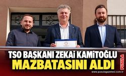 TSO Başkanı Zekai Kamitoğlu mazbatasını aldı