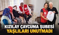 Kızılay Çaycuma Şubesi yaşlıları unutmadı