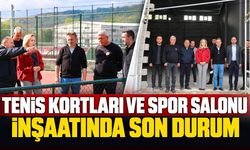 Tenis kortları ve spor salonu inşaatında son durum