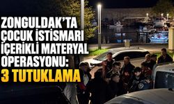 Zonguldak'ta çocuk istismarı içerikli materyal operasyonu: 3 tutuklama