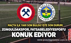 Zonguldakspor FK, Fatsa Belediyespor’u ağırlıyor: Maçta ilk yarı tamamlandı!