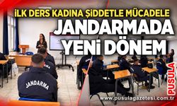 İlk ders kadına şiddetle mücadele: Jandarmada yeni dönem