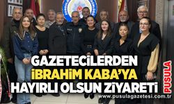 Gazetecilerden İbrahim Kaba’ya hayırlı olsun ziyareti