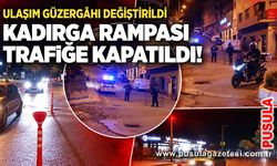 Kadırga Rampası trafiğe kapatıldı! Ulaşım güzergâhı değiştirildi