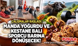 Çalışmalar başladı: Manda yoğurdu ve kestane balı sporcu barına dönüşecek!