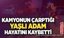 Kamyonun çarptığı yaşlı adam hayatını kaybetti