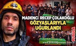 Recep Çolakoğlu gözyaşlarıyla son yolculuğuna uğurlandı