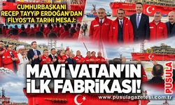 Cumhurbaşkanı Erdoğan'dan Filyos'ta tarihi mesaj: Mavi Vatan'ın ilk fabriası!
