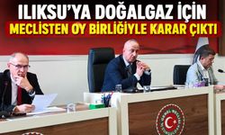 Ilıksu’ya doğalgaz için meclisten oy birliğiyle karar çıktı