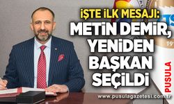 Metin Demir, yeniden başkan seçildi: İşte ilk mesajı