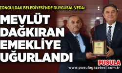 Zonguldak Belediyesi’nde duygusal veda: Mevlüt Dağkıran emekliye uğurlandı