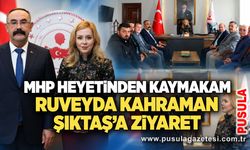 MHP Heyetinden Gökçebey Kaymakamı Ruveyda Kahraman Şıktaş’a ziyaret