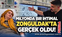 Milyonda bir ihtimal Zonguldak'ta gerçek oldu!