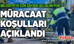 Belediyeye çok sayıda işçi alınıyor: Müracaat koşulları açıklandı