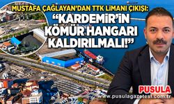 Mustafa Çağlayan’dan TTK limanı çıkışı: “Kardemir’in kömür hangarı kaldırılmalı!”