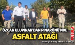Özcan Ulupınar'dan Pınarönü'nde asfalt atağı