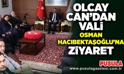 Olcay Can’dan Vali Osman Hacıbektaşoğlu’na ziyaret