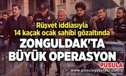 Zonguldak'ta büyük operasyon: Rüşvet iddiasıyla 14 kaçak ocak sahibi gözaltında