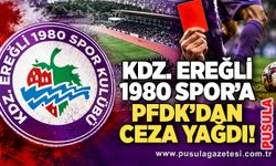 Kdz. Ereğli 1980 Spor’a PFDK’dan ceza yağdı!