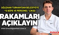 Oğuzhan Turhan’dan Belediyeye “13 büfe ve personel” çıkışı: Rakamları açıklayın