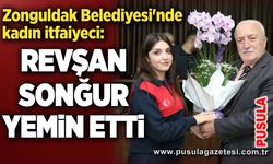 Zonguldak Belediyesi'nde kadın itfaiyeci: Revşan Sonğur yemin etti
