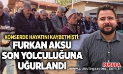 Konserde hayatını kaybeden Furkan Aksu son yolculuğuna uğurlandı