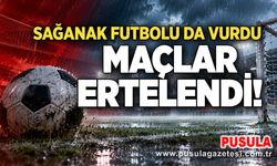 Futbola yağmur engeli: Maçlar ertelendi!