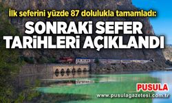 İlk seferini yüzde 87 dolulukla tamamladı: Sonraki sefer tarihleri açıklandı