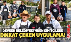 Devrek Belediyesi’nden simitçilere dikkat çeken uygulama!