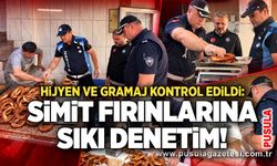 Hijyen ve gramaj kontrol edildi: Simit fırınlarına sıkı denetim!