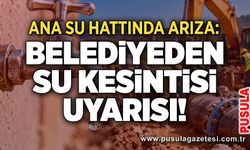 Ana su hattında arıza: Belediyeden su kesintisi uyarısı!